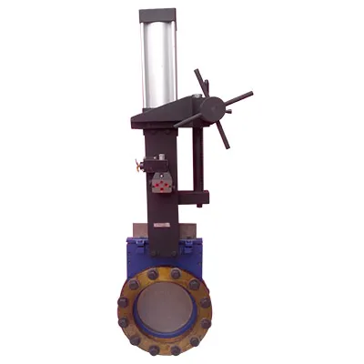 Pneumatic Cylinder Operated Knife Gate Valve